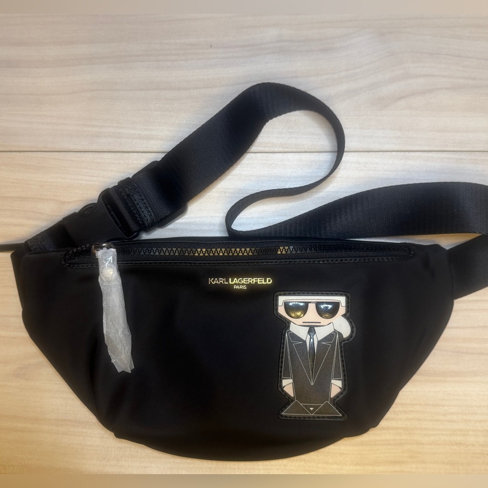 KARL LAGERFELD NWOT NYLON BELT BAG - Picture 5 of 7